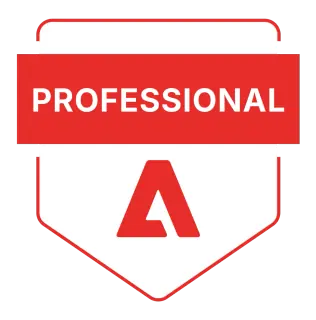 Adobe Certified Professional badge