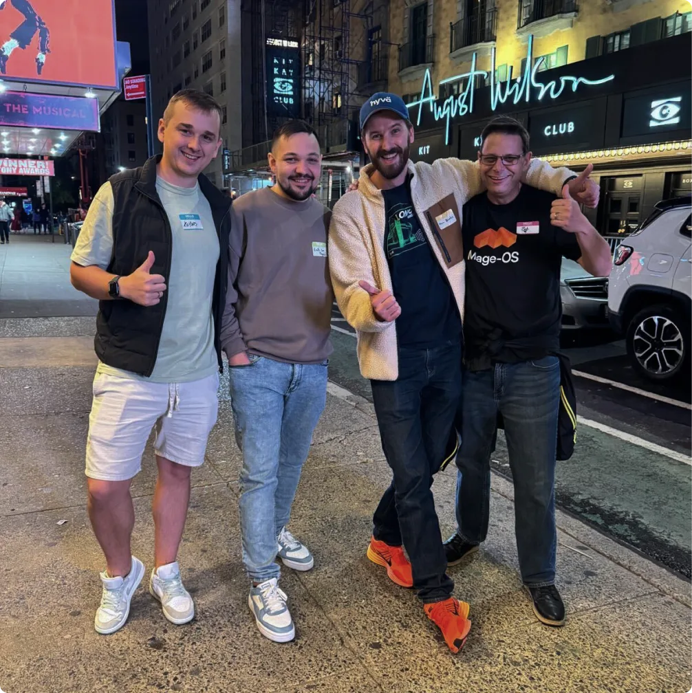 The Magebit team at Meet Magento New York