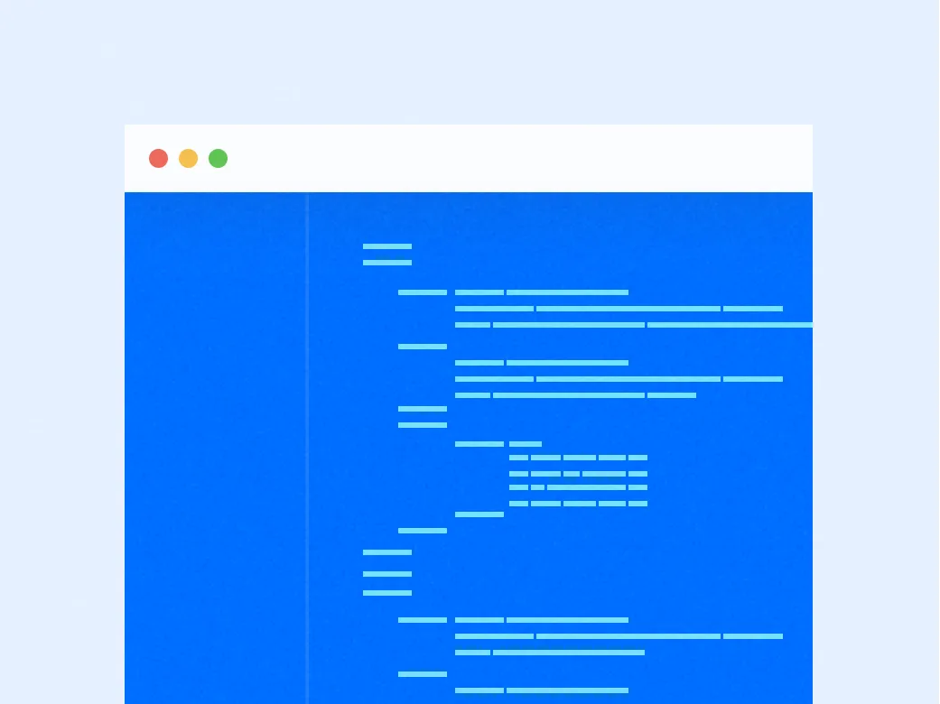 Browser window filled with lines of development code.