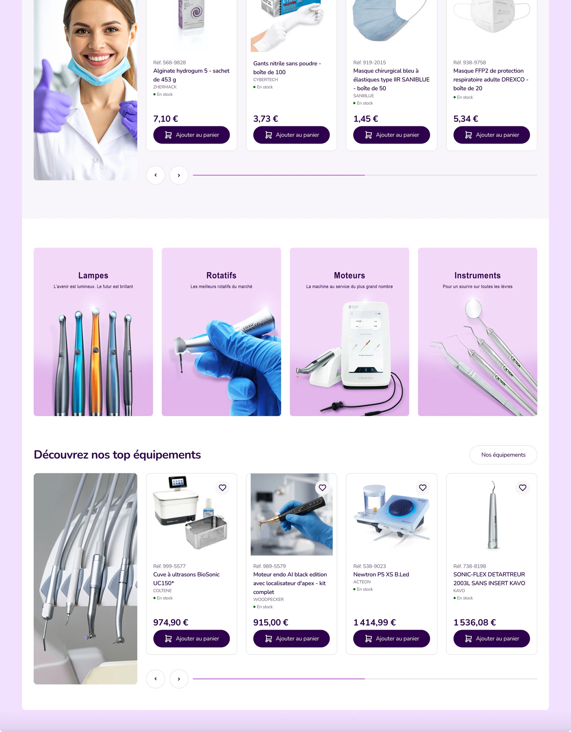 The Doctor AI homepage, continued
