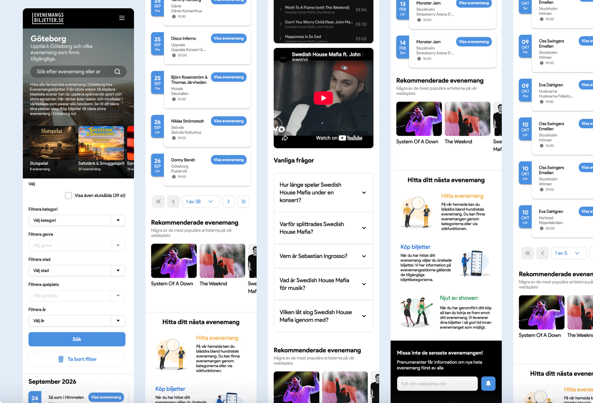 More Evenemangsbiljetter pages on mobile
