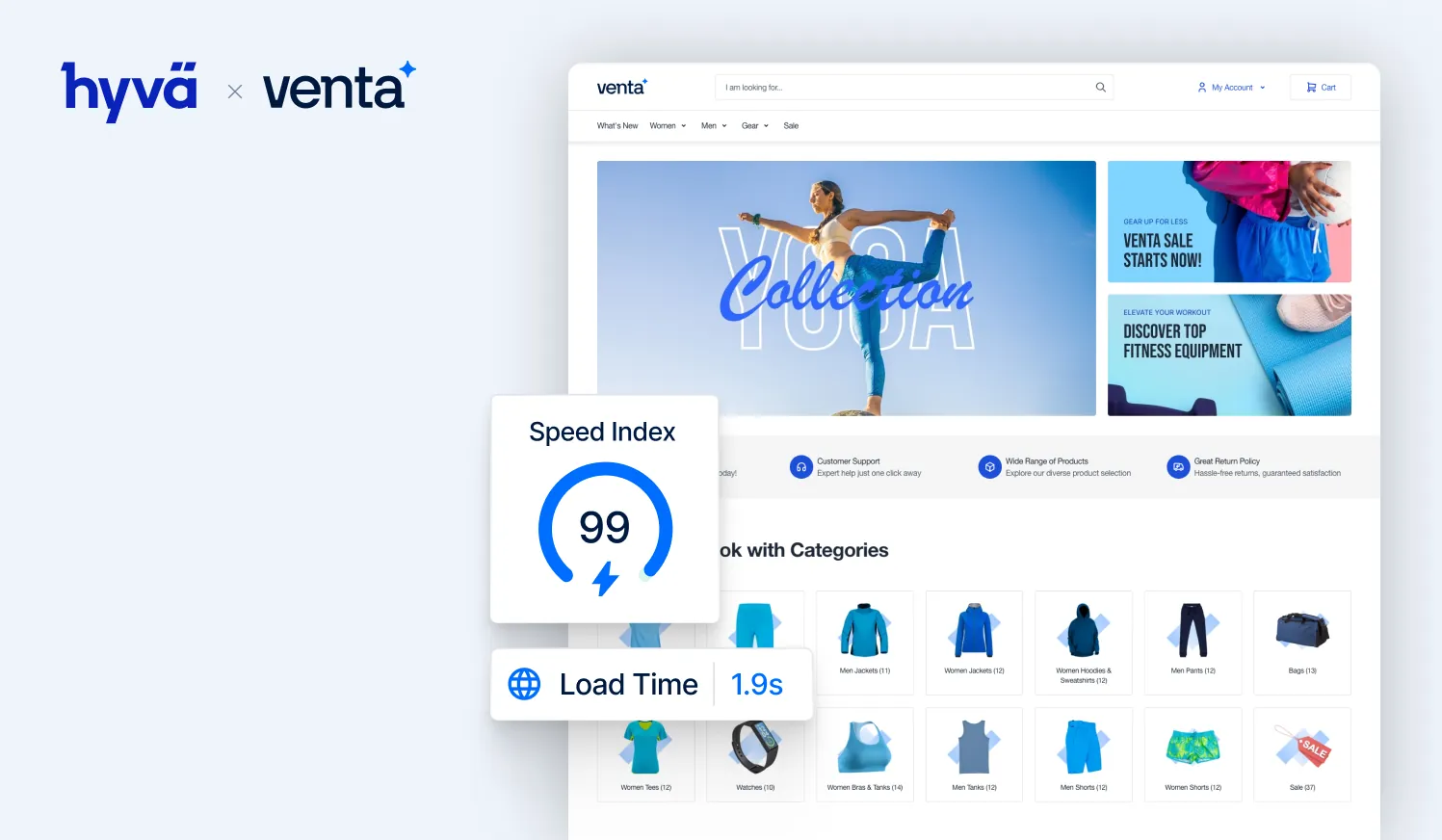 Venta Theme by Magebit accelerates Hyvä storefront performance with optimized Adobe Commerce architecture
