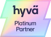Hyvä Platinum Partner badge.