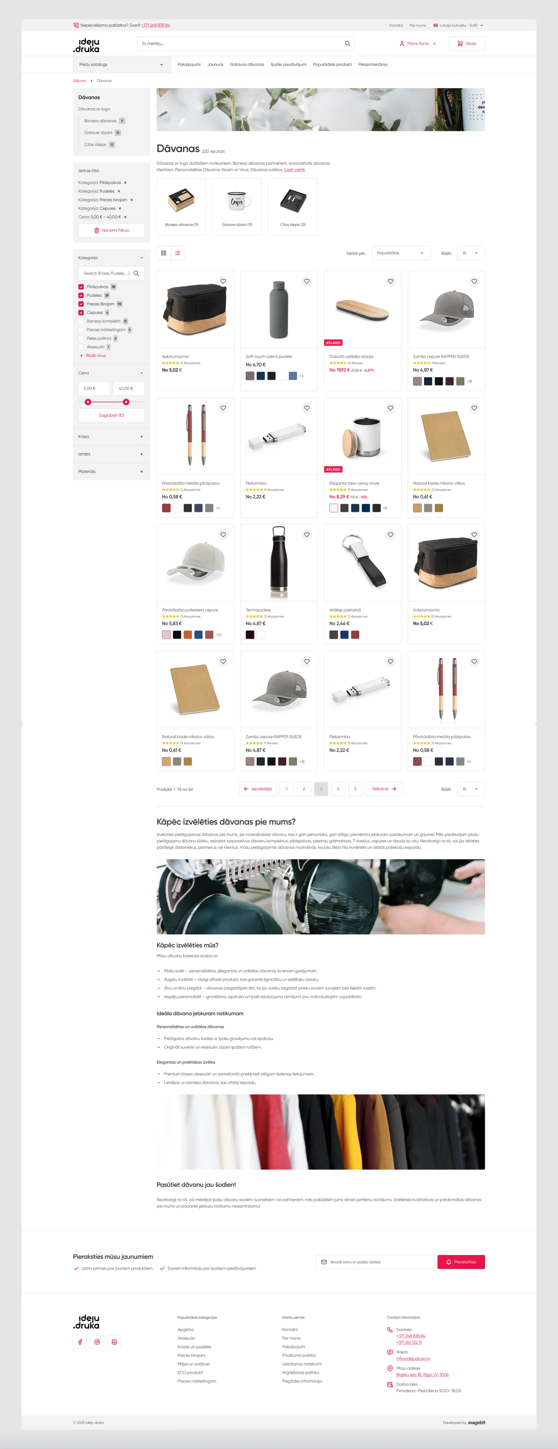 An Ideju Druka category page