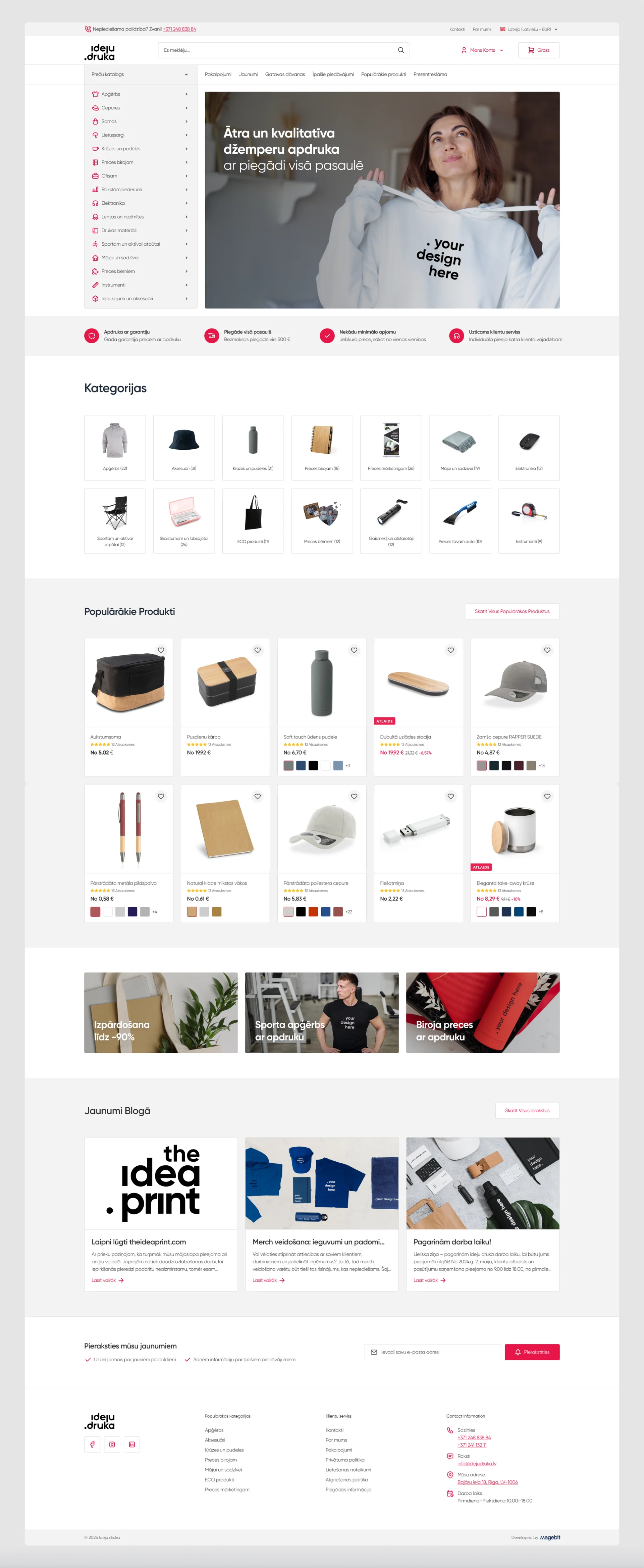 The Ideju Druka homepage