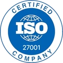 ISO 27001 certified company.