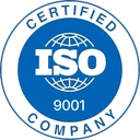 ISO 9001 certified company.