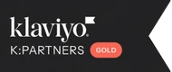 Klaviyo Gold Partner badge.