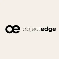 Object Edge logo, a black "oe" monogram next to the words "object edge"