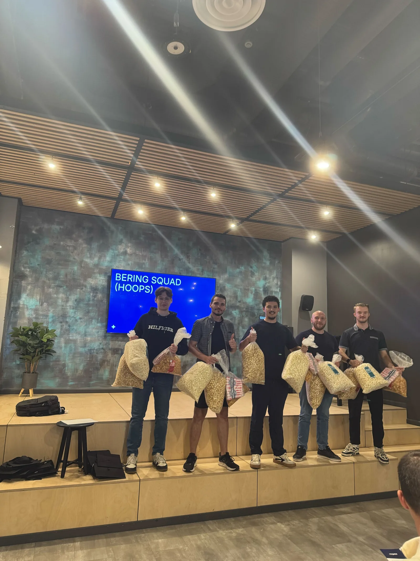 Another Bootcamp squad called up on stage at the Magebit Bootcamp 2025 closing