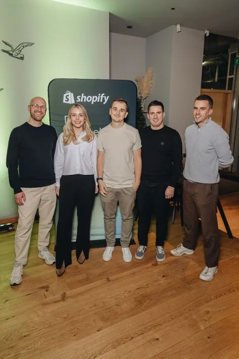 Shopify and Magebit teams at Shopify’s first commerce networking event in Riga