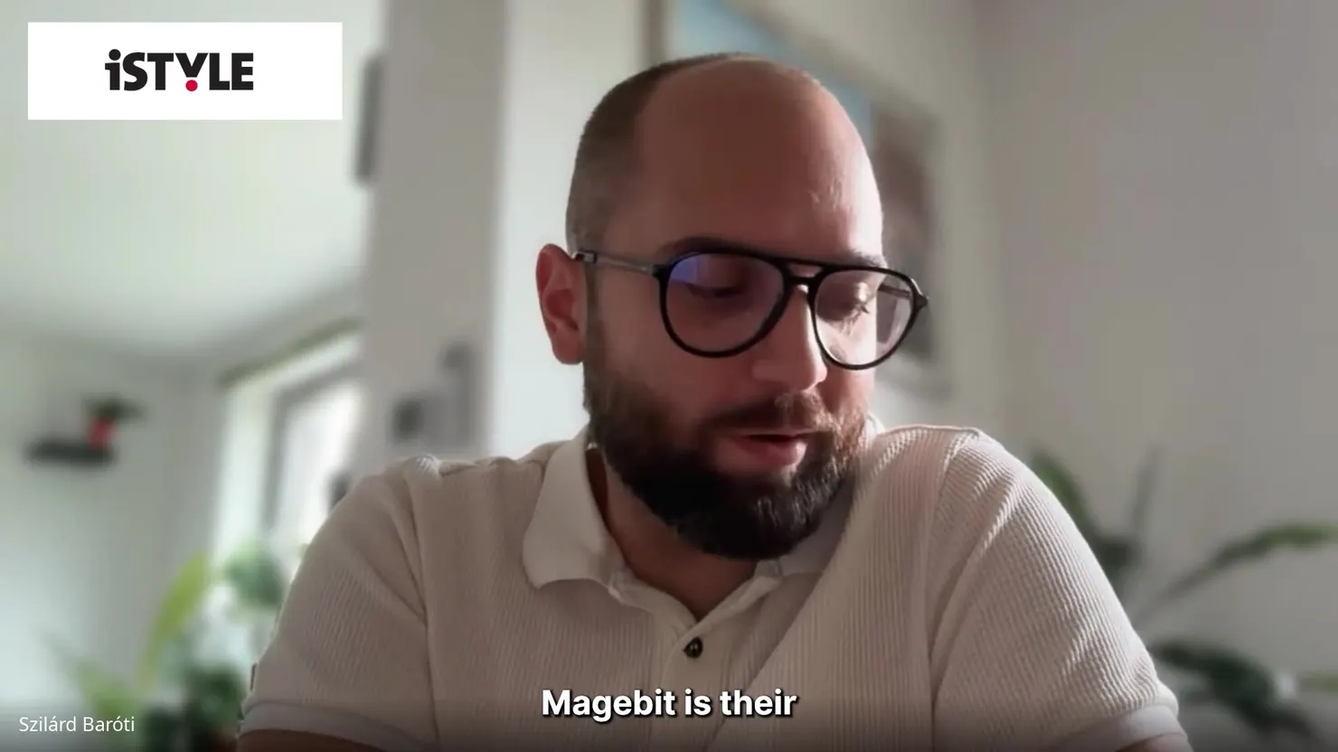 Szilárd Baróti of iSTYLE speaking in a video testimonial