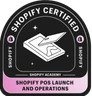 Shopify POS certification badge