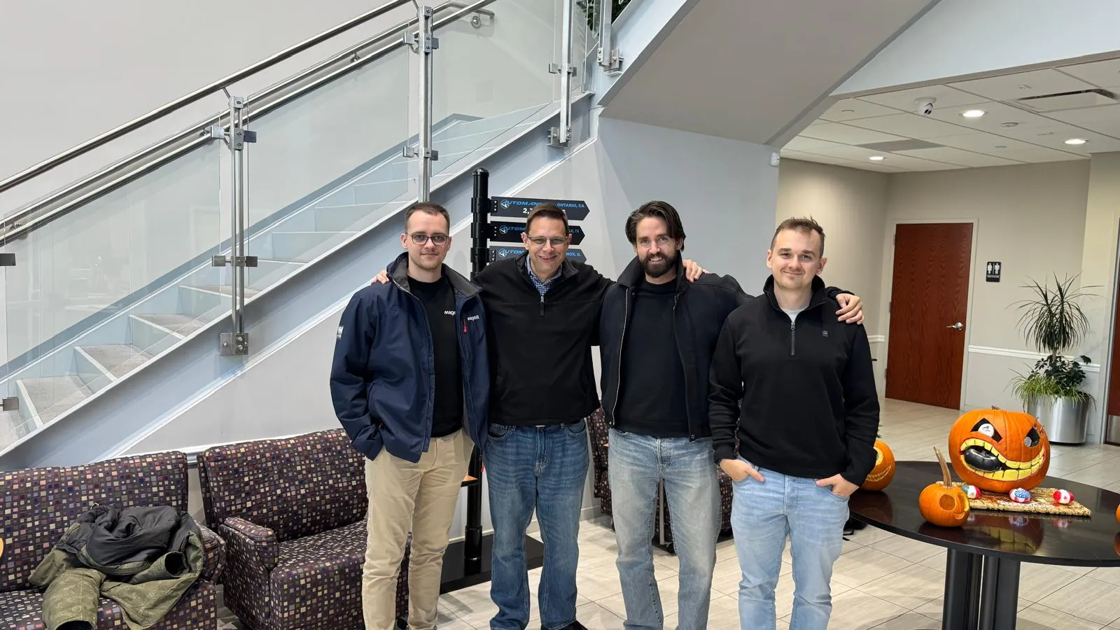 Bob Toeppner, E-commerce Manager at Automann, with the Magebit team