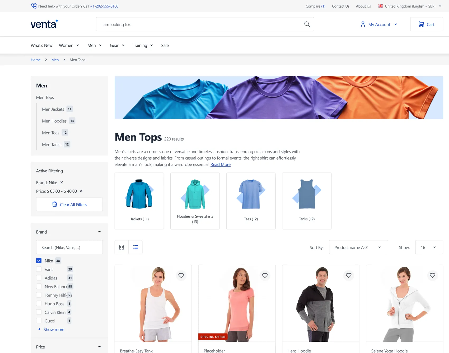 A Venta-based Hyvä storefront